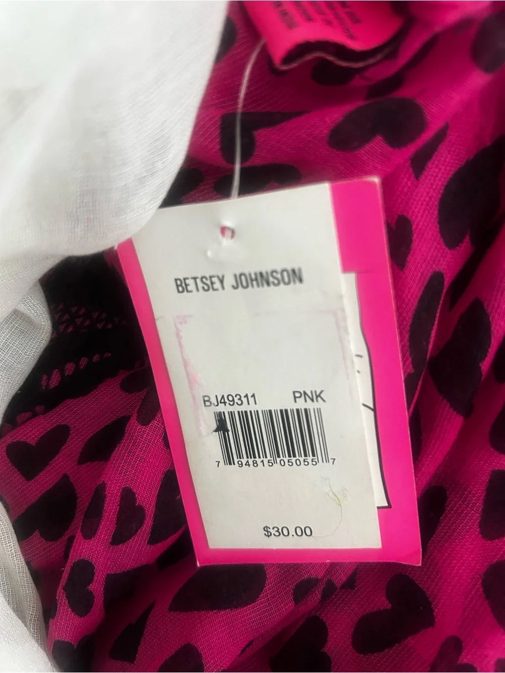 Set of 8 Betsey Johnson NWT SCARVES
